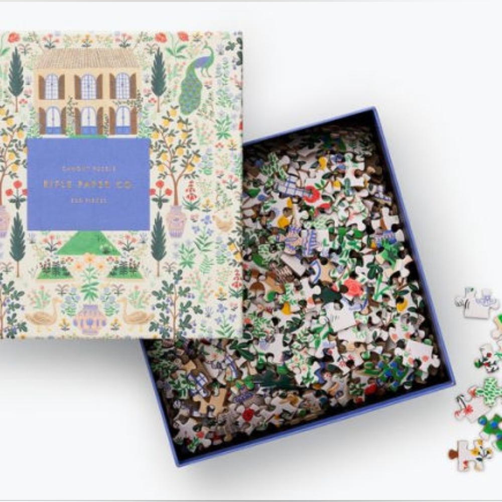 Rifle Paper Co. Jigsaw Puzzle in Camont 500 Piece